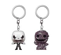 Funko Pop! Schlüsselanhänger TNBC 2er-Pack, Jack Skellington & Oogie Boogie, Vinyl
