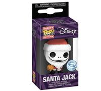 Funko Pocket Pop Schlüsselanhänger – Santa Jack (Nightmare Before Christmas), Mehrfarbig