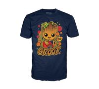 Funko Boxed Tee: Groot Shorts - Groot - T-Shirt - Kleidung - Geschenkidee - Kurzärmeliges Top Für Erwachsene Männer und Frauen - Offizielle Handelswaren - Movies Fans