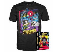 Funko Boxed Tee: Marvel - Spider-Man: Spidey Cat Doc - Small - (S) - T-Shirt - Kleidung - Geschenkidee - Kurzärmeliges Top Für Erwachsene Männer und Frauen - Offizielle Handelswaren Fans
