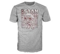 Funko Boxed Tee: Marvel - Stan L - T-Shirt - Kleidung - Geschenkidee - Kurzärmeliges Top Für Erwachsene Männer Und Frauen - Offizielle Handelswaren Fans