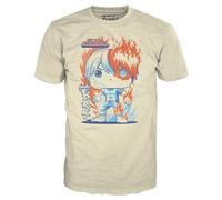 Funko T-Shirt My Hero Academia Todoroki – Boxed Tee, kurzärmelig, Größe M, Offizielles Merchandise
