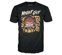 Funko T-Shirt Naruto – 8 Gates Guy, kurzärmelig, Offizielle Handelswaren, XL – Geschenkidee