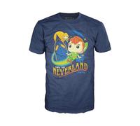 Funko Boxed Tee: Peter Pan - Big Ben - M - T-Shirt - Kleidung - Geschenkidee - Kurzärmeliges Top Für Erwachsene Männer und Frauen - Offizielle Handelswaren - Movies Fans