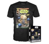 Funko Boxed Tee: Star Wars EP1 The Phantom Menace Anniversary - Jar Jar Binks - Large - T-Shirt - Kleidung - Geschenkidee - Kurzärmeliges Top Für Erwachsene Männer und Frauen - Movies Fans
