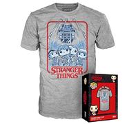Funko Boxed Tee: Stranger Things - Large - (L) - T-Shirt - Kleidung - Geschenkidee - Kurzärmeliges Top Für Erwachsene Männer und Frauen - Offizielle Handelswaren Fans