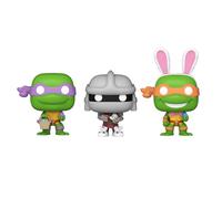 Funko Carrot Pocket POP! Teenage Mutant Ninja Turtles (TMNT) - Donatello, Michelangelo and Master Splinter- TMNT Retro/Classic - Collectable Vinyl Figure for Display