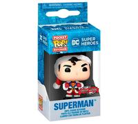Funko Schlüsselanhänger – DC Superman (Holiday) – Vinyl‑Minifigur – Neu & OVP
