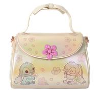 Funko Disney - Lilo & Stitch - Loungefly Disney Stitch & Angel Cherry Blossom Bow Handle Crossbody Bag