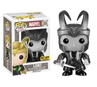 Funko - Figurine Marvel Thor 2 - Loki Helmet B&W Exclu Pop 10cm - 0849803049164