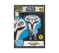 Funko Large Enamel Pin STAR WARS: CLONE WARS - BO-KATAN Emaille-Nadeln - Niedliche Brosche Zum Sammeln - Für Rucksäcke & Taschen - Geschenkidee - Offizielle Handelswaren - Movies Fans