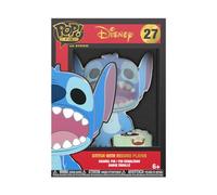 Funko Large Pop! Enamel Pin - Disney: Lilo And Stitch - Stitch With Record Player - Disney: Lilo & Stitch - Emaille-Nadeln - Niedliche Brosche Zum Sammeln - Für Rucksäcke & Taschen