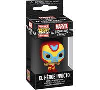 Funko Marvel Luchadores Iron Man - Keychain - Neuartiger Schlüsselanhänger - Vinyl-Minifigur Zum Sammeln - Strumpffüller - Geschenkidee - Offizielle Handelswaren - Comic Books Fans - Minifigur
