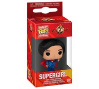 Funko POP! Schlüsselanhänger The Flash & Supergirl – Vinyl-Minifigur – Offizielle Ware