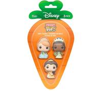 Funko Pocket Disney Carrot Princesas Cenicienta Tiana Bella Schlüsselanhänger