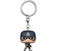 Funko Pocket Pop! Keychain: Marvel Avengers Endgame: Captain America - Neuartiger Schlüsselanhänger - Vinyl-Minifigur Zum Sammeln - Strumpffüller - Geschenkidee - Offizielle Handelswaren