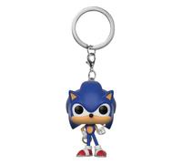 Funko Pocket Pop! Keychain: Sonic The Hedgehog: Sonic The Hedgehog with Ring - Neuartiger Schlüsselanhänger - Vinyl-Minifigur Zum Sammeln - Strumpffüller - Geschenkidee - Offizielle Handelswaren