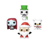Funko Pocket POP! Nightmare Before Christmas - Jack Skellington Tree 4 Pack | Offizieller Fanartikel und Merch - Schlüsselanhänger mit Mini Figur für Tasche und Rucksack - Wichtelgeschenk und Mitgebsel