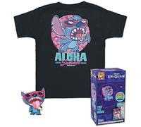 Funko Pocket Pop! & Tee: Disney - Summer Stich Stitch - Extra - Für Kinder - Extra Large - (XL) - T-Shirt - Kleidung mit Vinyl-Minifigur Zum Sammeln - Geschenkidee - Spielzeug und Kurzärmeliges Top