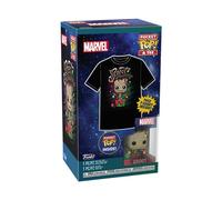 Funko Pocket POP! & Tee: Guardians of The Galaxy - Holiday Groot - XL - Avengers Infinity War - T-Shirt - Kleidung Mit Vinyl-Minifigur Zum Sammeln - Geschenkidee - Spielzeug Und Kurzärmeliges Top