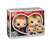 Funko Pocket POP! Valentines 2 Packung - Chucky- Keychain - Neuartiger Schlüsselanhänger - Vinyl-Minifigur Zum Sammeln - Strumpffüller - Geschenkidee - Offizielle Handelswaren - Movies Fans