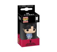 Funko Pop! Keychain: BTS - V - Neuartiger Schlüsselanhänger - Vinyl-Minifigur Zum Sammeln - Strumpffüller - Geschenkidee - Offizielle Handelswaren - Music Fans - Minifigur