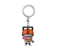 Funko Pop! Keychain: Chainsaw Man - Chainsaw Man - Neuartiger Schlüsselanhänger - Vinyl-Minifigur Zum Sammeln - Strumpffüller - Geschenkidee - Offizielle Handelswaren - Anime Fans - Minifigur
