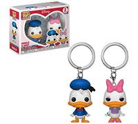 Funko POP! Keychain: Disney 2PK - Donald & Daisy Vinyl Figures, Multi, Einheitsgröße, 36373