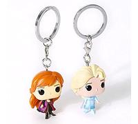 Funko POP! Keychain: Disney Frozen 2 -2 Packung - Anna, Elsa - Vinyl-Minifigur Zum Sammeln Neuartiger Schlüsselanhänger - Strumpffüller - Geschenkidee - Offizielle Handelswaren - Movies Fans