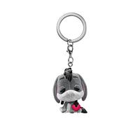 Funko POP! Keychain: Disney Winnie the Pooh - Eeyore with Heart - Flocked | Offizielles Cartoon/Animation Merch - Vinyl Sammelfigur als Regal Deko - Geschenkidee zum Geburtstag für Fans und Sammler