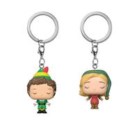 Funko POP! Keychain: Elf - 2 Packung Buddy & Jovie - Vinyl-Minifigur Zum Sammeln Neuartiger Schlüsselanhänger - Strumpffüller - Geschenkidee - Offizielle Handelswaren - Movies Fans - Minifigur