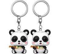 Funko Pop! Keychain: Foods - Poke Panda - Neuartiger Schlüsselanhänger - Vinyl-Minifigur Zum Sammeln - Strumpffüller - Geschenkidee - Offizielle Handelswaren Fans - Minifigur (Packung mit 2)