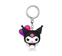 Funko POP! Keychain: Hello Kitty - Kuromi - Novelty Keyring | Offizielles Anime Merch - Schlüsselanhänger mit Mini Figur für Tasche und Rucksack - Wichtelgeschenk und Mitgebsel