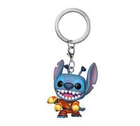 Funko POP! Keychain: Lilo & Stitch - Stitch mit Blaster - Lilo and Stitch - Neuartiger Schlüsselanhänger - Vinyl-Minifigur Zum Sammeln - Strumpffüller - Geschenkidee - Offizielle Handelswaren