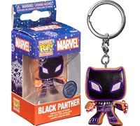 Funko POP! Keychain: Marvel Holiday - Black Panther - Marvel Comics - Neuartiger Schlüsselanhänger - Vinyl-Minifigur Zum Sammeln - Strumpffüller - Geschenkidee - Offizielle Handelswaren
