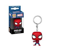 Funko Pop! Keychain: Marvel NC - Spider-Man - Marvel Comics - Neuartiger Schlüsselanhänger - Vinyl-Minifigur Zum Sammeln - Strumpffüller - Geschenkidee - Offizielle Handelswaren - Minifigur