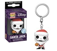 Funko Pocket Pop Schlüsselanhänger – Santa Jack (Nightmare Before Christmas), Mehrfarbig