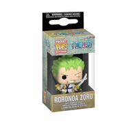 Funko Pop! Keychain: One Piece - Roronoa Zoro - Lorenor Zorro - Neuartiger Schlüsselanhänger - Vinyl-Minifigur Zum Sammeln - Strumpffüller - Geschenkidee - Offizielle Handelswaren - Anime Fans