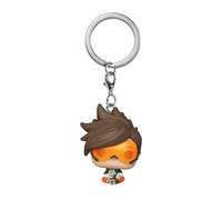 Funko POP! Keychain: Overwatch 2 - Tracer - Neuartiger Schlüsselanhänger - Vinyl-Minifigur Zum Sammeln - Strumpffüller - Geschenkidee - Offizielle Handelswaren - Video Games Fans - Minifigur
