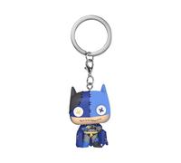 Funko Pop! Keychain: Patchwork - Batman - DC Comics - Neuartiger Schlüsselanhänger - Vinyl-Minifigur Zum Sammeln - Strumpffüller - Geschenkidee - Offizielle Handelswaren - Comic Books Fans