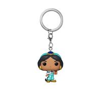 Funko Pop! Keychain: Princess Holiday - Jasmine - Disney Princesses - Disney Prinzessinnen - Neuartiger Schlüsselanhänger - Vinyl-Minifigur Zum Sammeln - Strumpffüller - Geschenkidee - Minifigur
