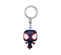 Funko Pop! Keychain: Spider-Man: Across The Spiderverse - Keychain 1 - Spiderman Into The Spiderverse 2 - Neuartiger Schlüsselanhänger - Vinyl-Minifigur Zum Sammeln - Strumpffüller - Minifigur