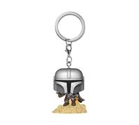 Funko Pop! Keychain: Star Wars: The Mandalorian - Mango - Mando mit Blaster - Neuartiger Schlüsselanhänger - Vinyl-Minifigur Zum Sammeln - Strumpffüller - Geschenkidee - Offizielle Handelswaren