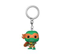 Funko Pop! Keychain: Teenage Mutant Ninja Turtles (TMNT) Michelangelo - Neuartiger Schlüsselanhänger - Vinyl-Minifigur Zum Sammeln - Strumpffüller - Geschenkidee - Offizielle Handelswaren