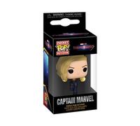 Funko Pop! Keychain: The Marvels - Captain Marvel - Neuartiger Schlüsselanhänger - Vinyl-Minifigur Zum Sammeln - Strumpffüller - Geschenkidee - Offizielle Handelswaren - Movies Fans - Minifigur
