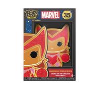 Funko Pop! Large Enamel Pin MARVEL: GINGERBREAD - Scarlet Witch - SCARLETT - Marvel Comics Emaille-Nadeln - Niedliche Brosche Zum Sammeln - Für Rucksäcke & Taschen - Geschenkidee