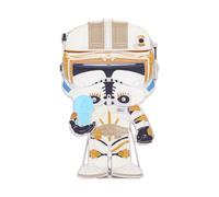 Funko Pop! Large Enamel Pin Star Wars: Commander Clone Cody Cody Emaille-Nadeln - Niedliche Brosche Zum Sammeln - Für Rucksäcke & Taschen - Geschenkidee - Offizielle Handelswaren