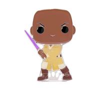Funko Pop! Large Enamel Pin Star Wars: Mace Windu Emaille-Nadeln - Niedliche Brosche Zum Sammeln - Für Rucksäcke & Taschen - Geschenkidee - Offizielle Handelswaren - Movies Fans