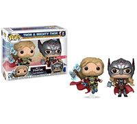 Funko POP! Marvel: Thor Love & Thunder - 2 Packung - Thor & Mighty Thor - Thor: Love And Thunder - Vinyl-Sammelfigur - Geschenkidee - Offizielle Handelswaren - Spielzeug Für Kinder Und Erwachsene