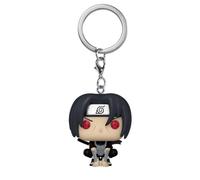 Funko Pop! Schlüsselbund: Naruto - Itachi Uchiha - (Moonlit) - Colleclable Vinyl Mini Figure Neuheit Keyring - Strumpffüller - Ideengeschenk - Anime -Fans - Minifigure